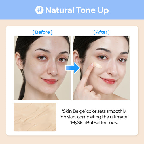 [Numbuzin] No. 3 Porcelain Skin Base Tone Up Beige 50ML