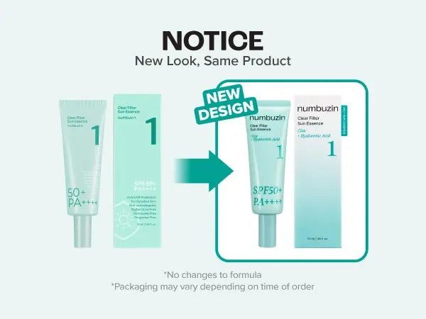 [Numbuzin] No. 1 Clear Filter Sun Essence SPF 50PA+++