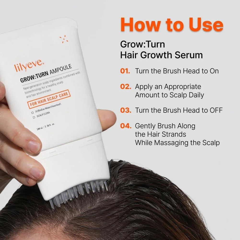 [LILYEVE] Grow Turn Exosome Brush Hair Ampoule 100ml