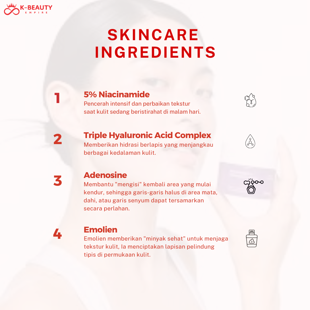 [Jumiso] Niacinamide 5+ Overnight Cream 50ml