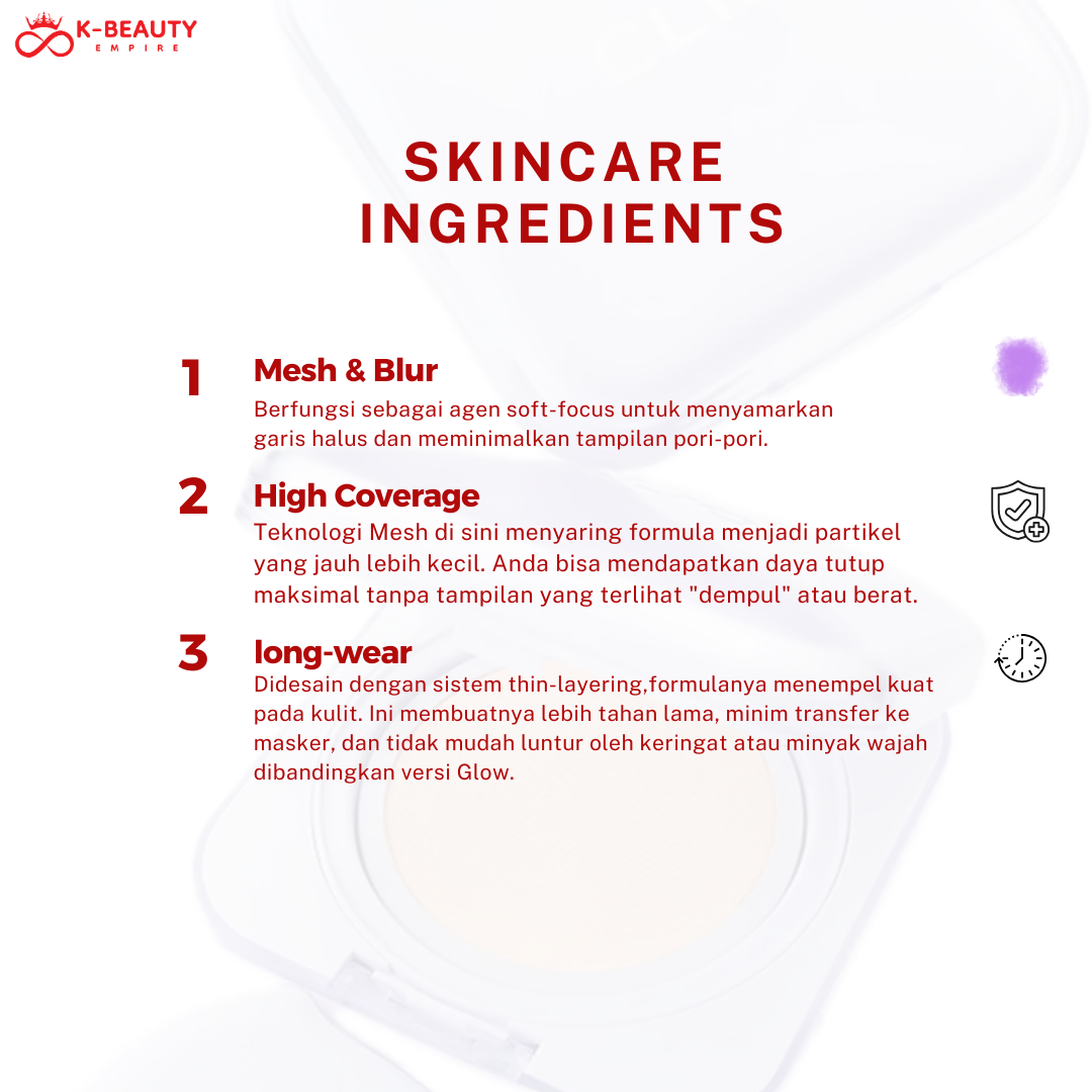 [Clio] Kill Cover Mesh Blur Cushion Set + Refill (15gr)