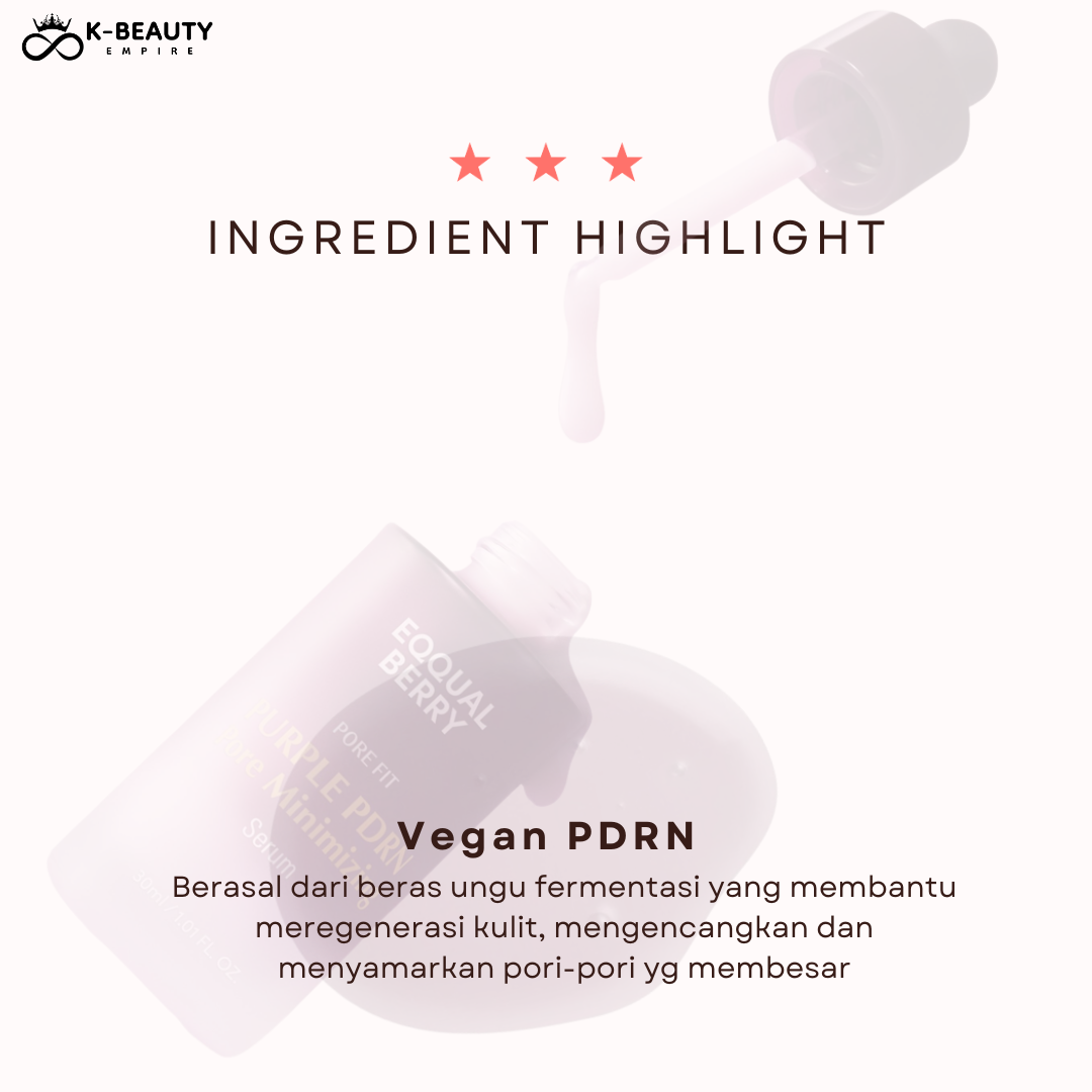 [Eqqualberry] Purple PDRN Pore Minimizing Serum 30ML