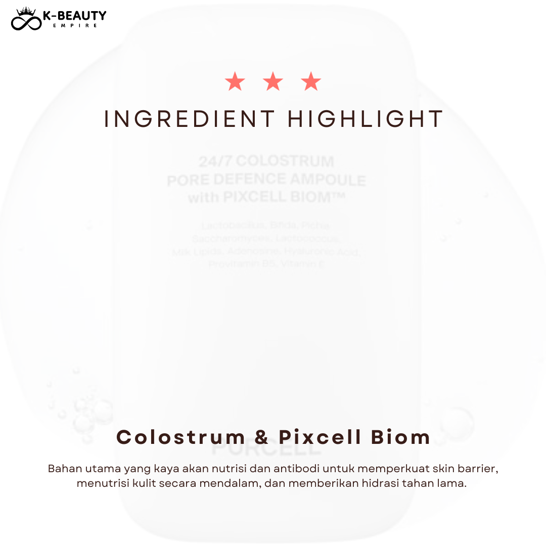 [Purcell] 24/7 Colostrum Pore Defence Ampoule 55ML