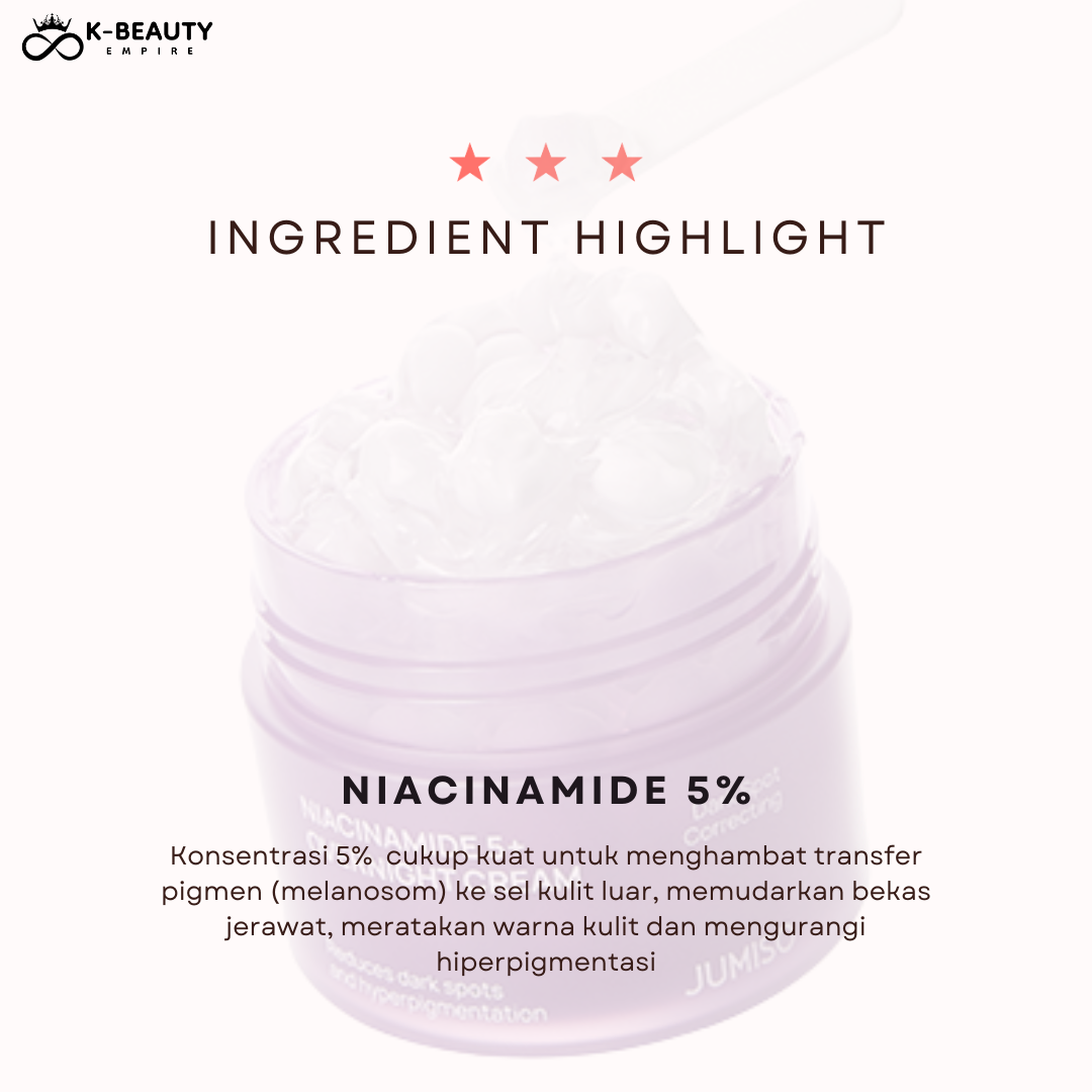 [Jumiso] Niacinamide 5+ Overnight Cream 50ml