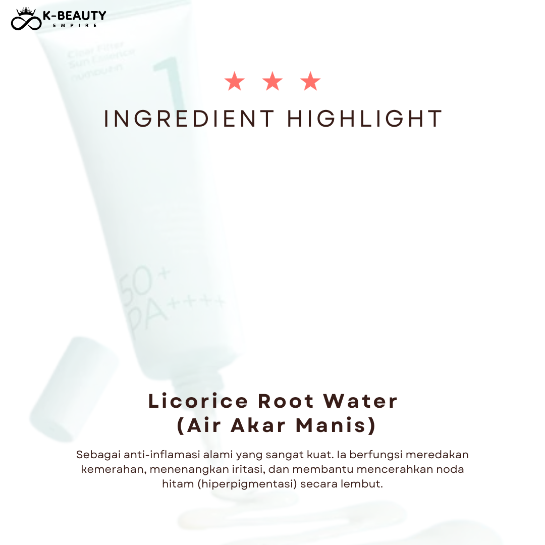 [Numbuzin] No. 1 Clear Filter Sun Essence SPF 50PA+++