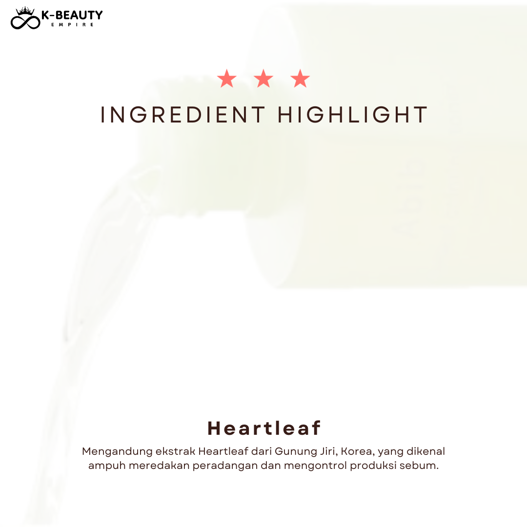 [Abib] Heartleaf Calming Trial Kit (Cleanser, Serum, Toner, Moisturizer)