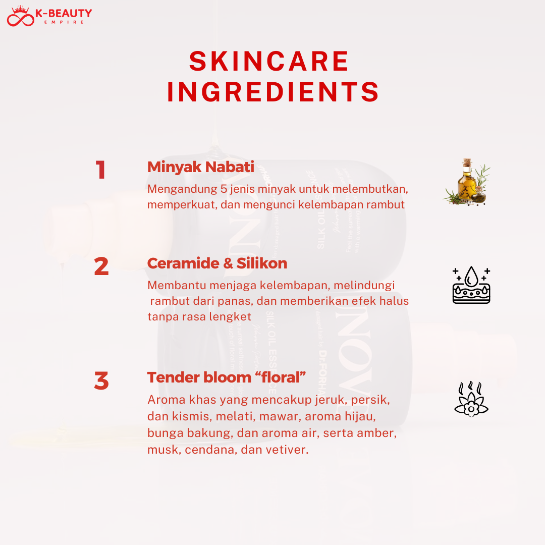 [Unove] Silk Oil Essence (Tender Bloom) 70ML