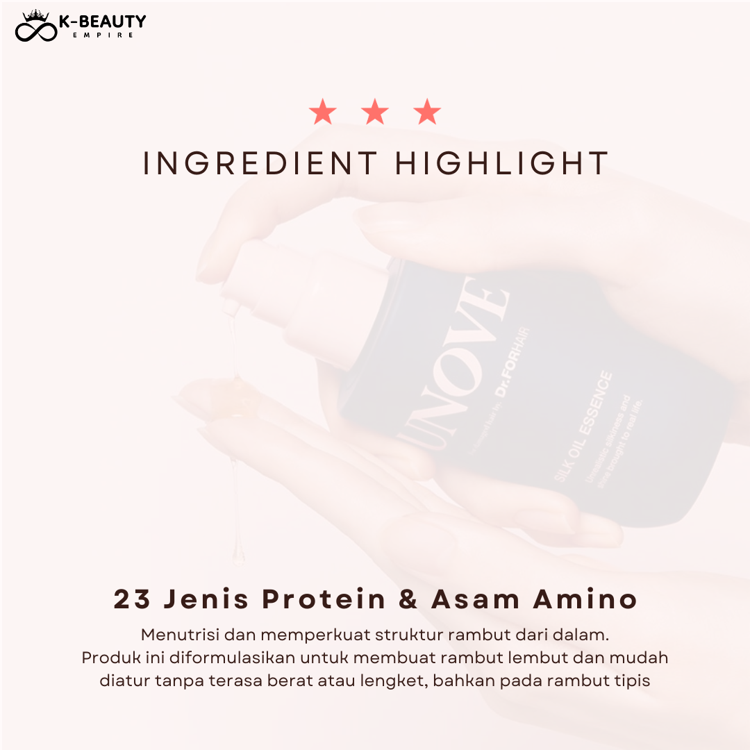 [Unove] Silk Oil Essence (Tender Bloom) 70ML