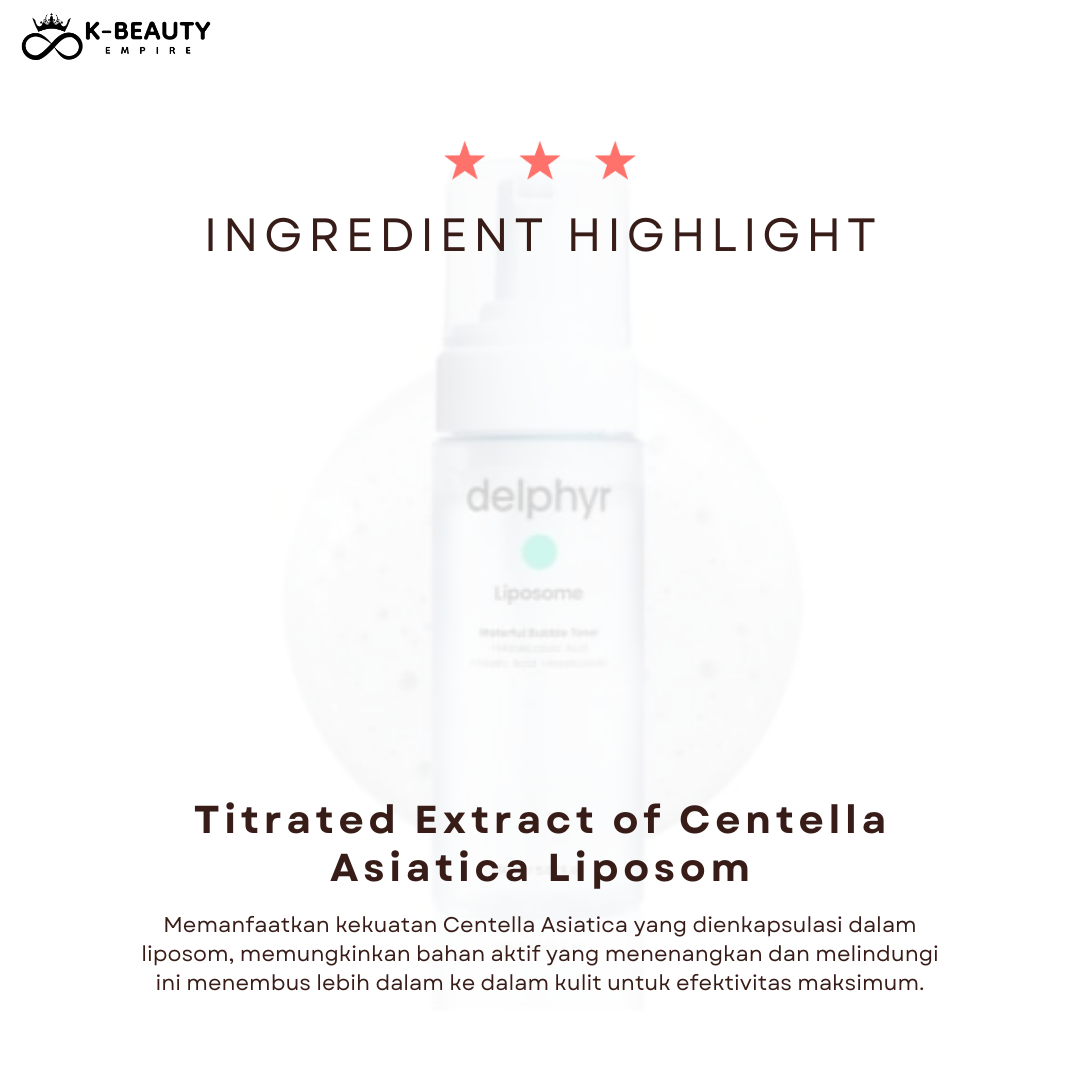 [Delphyr] Liposome Waterful Bubble Toner 150ML