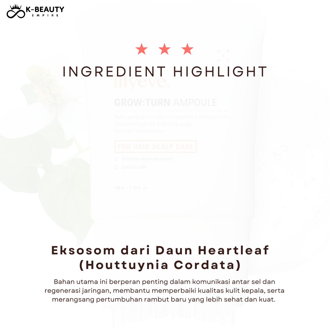 [LILYEVE] Grow Turn Exosome Brush Hair Ampoule 100ml
