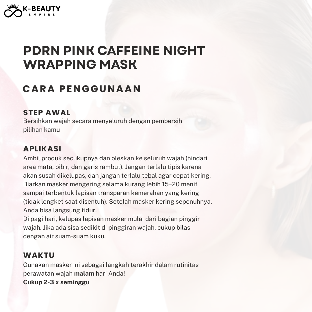 [Medicube] PDRN Pink Caffeine Night Wrapping Mask 75ML
