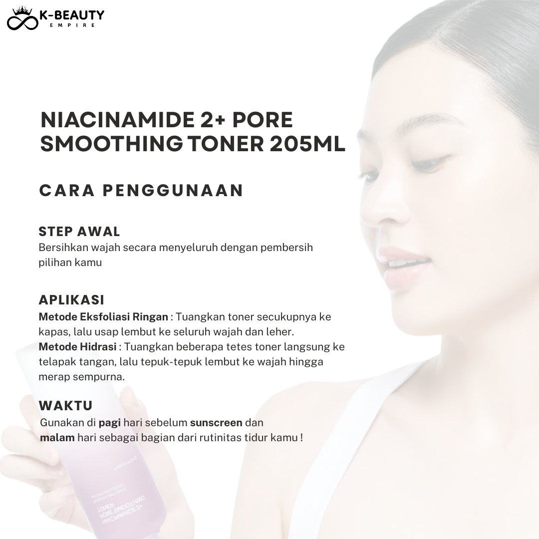[Jumiso] Niacinamide 2+ Pore Smoothing Toner (205ML)