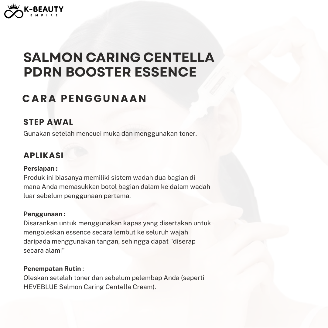 [Heveblue] Salmon Caring Centella PDRN Boosting Essence (1ea)