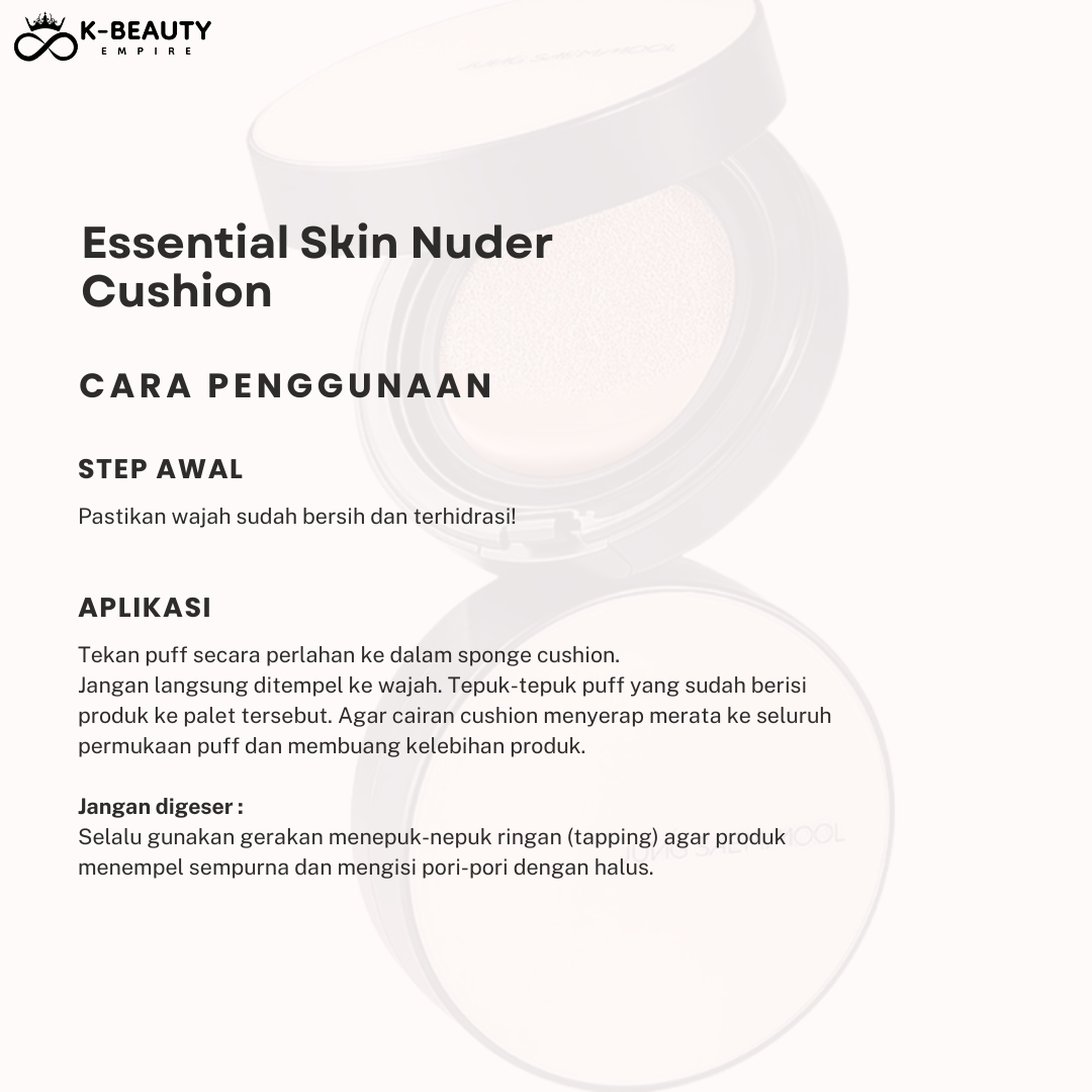[JungSaemMool] Essential Skin Nuder Cushion Set + Refill (14gr)