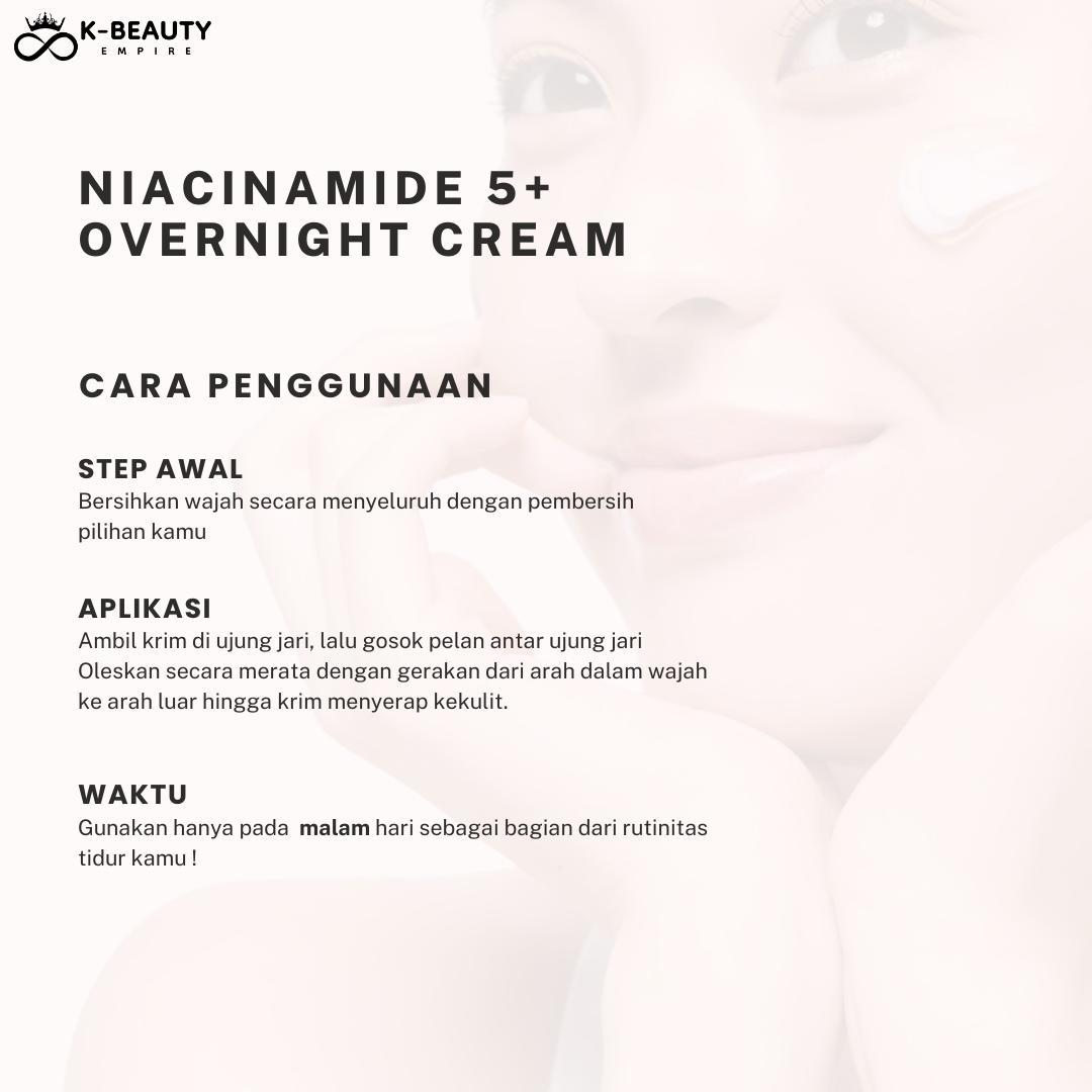 [Jumiso] Niacinamide 5+ Overnight Cream 50ml