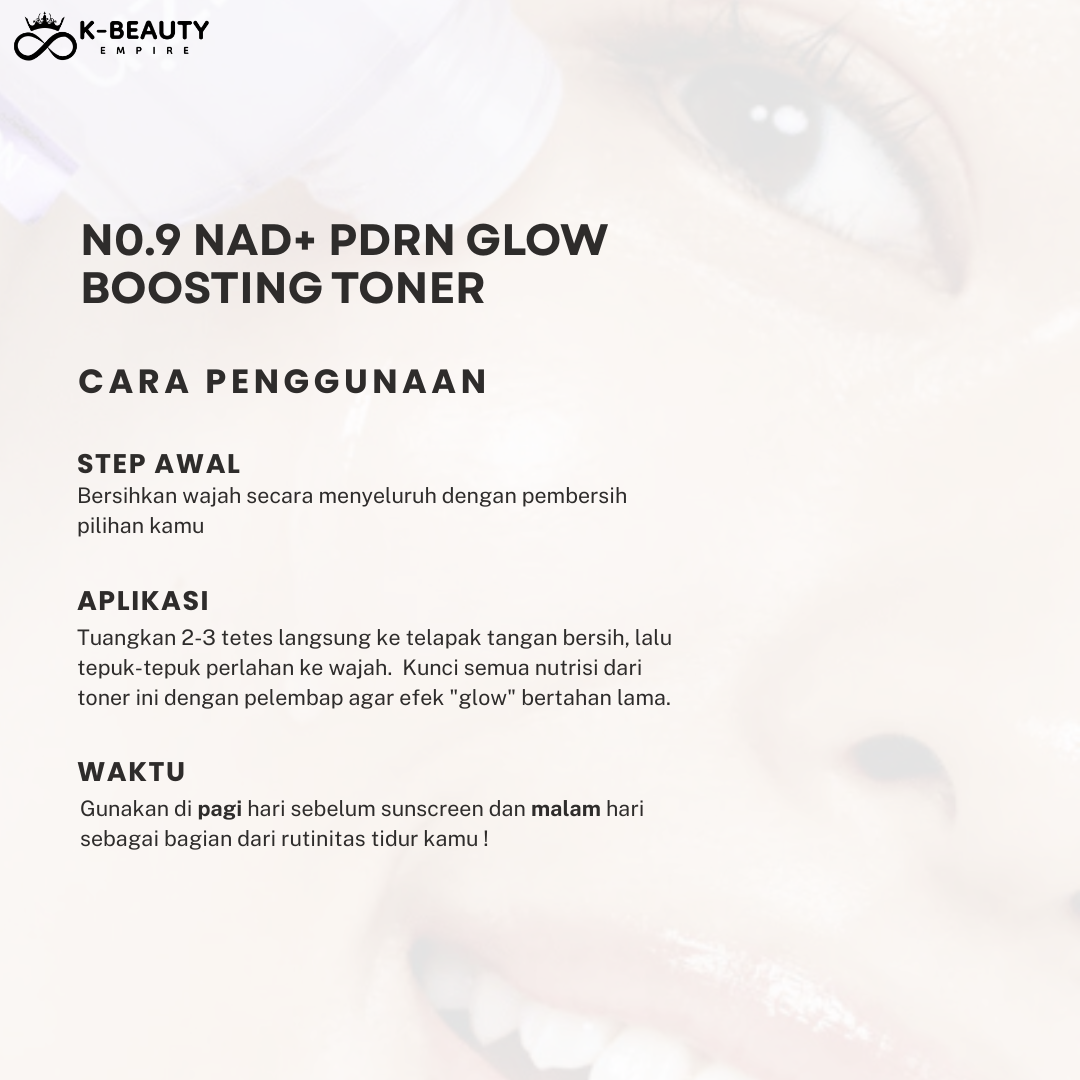 [Numbuzin] No 9 NAD PDRN Glow Boosting Toner 150ML