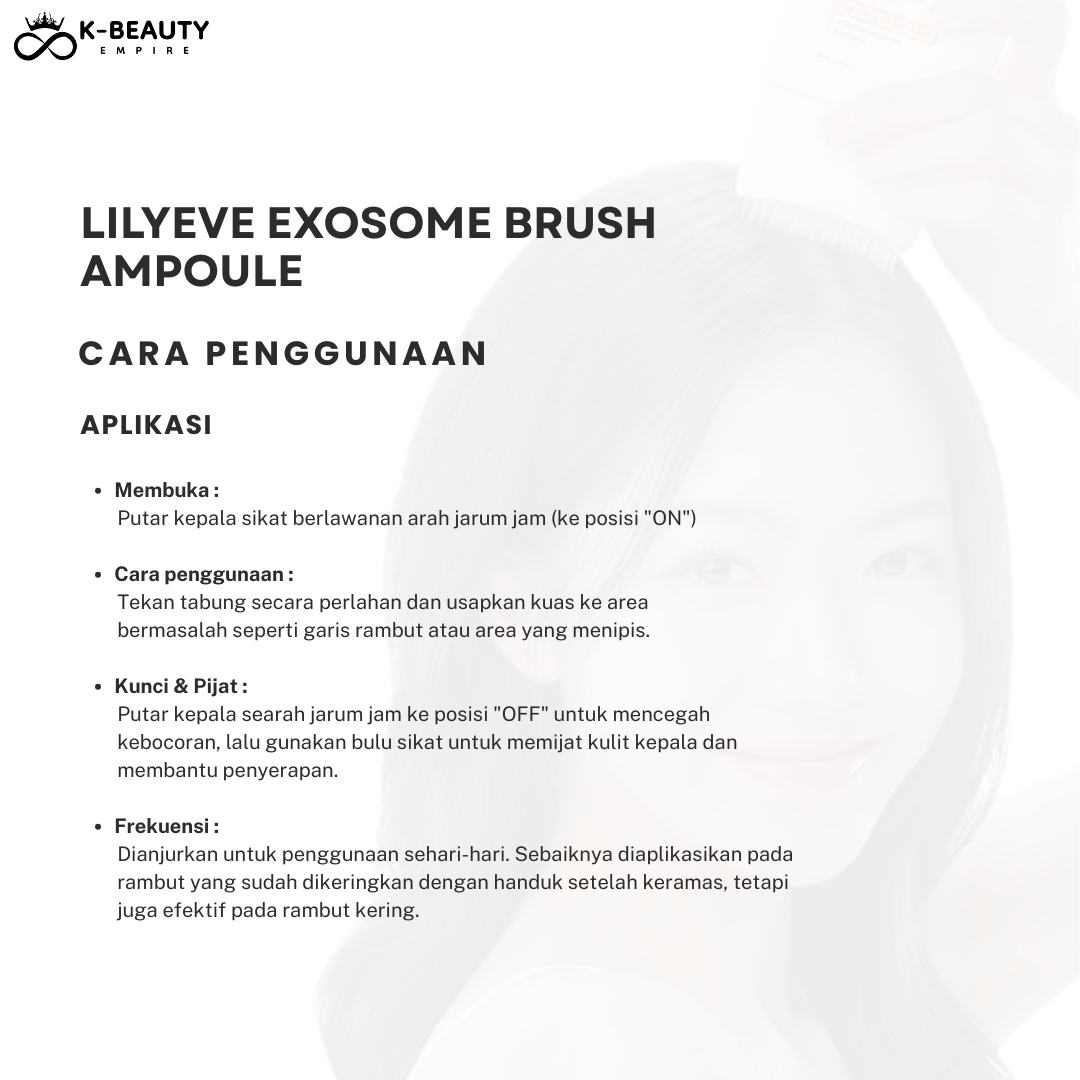 [LILYEVE] Grow Turn Exosome Brush Hair Ampoule 100ml