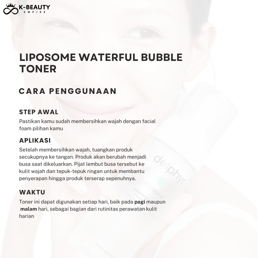 [Delphyr] Liposome Waterful Bubble Toner 150ML