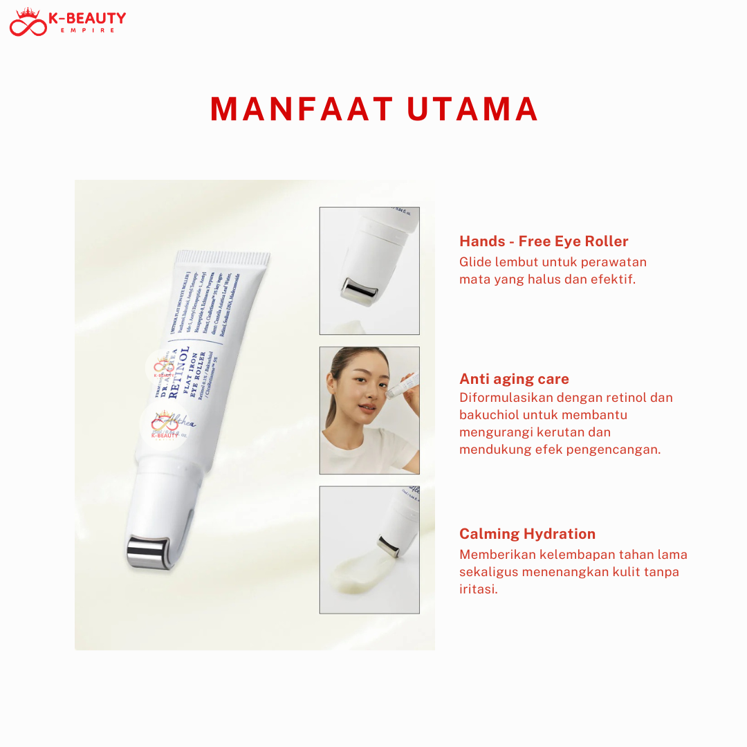 [Dr. Althea] Retinol Flat Iron Eye Roller (25ML)