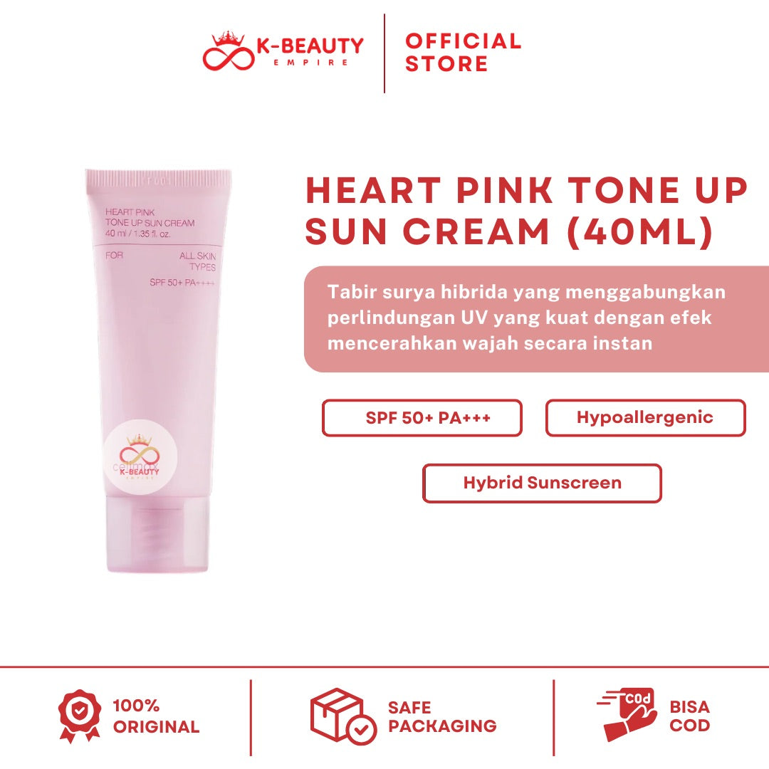 [Celimax] Heart Pink Toneup Sun Cream 40ML