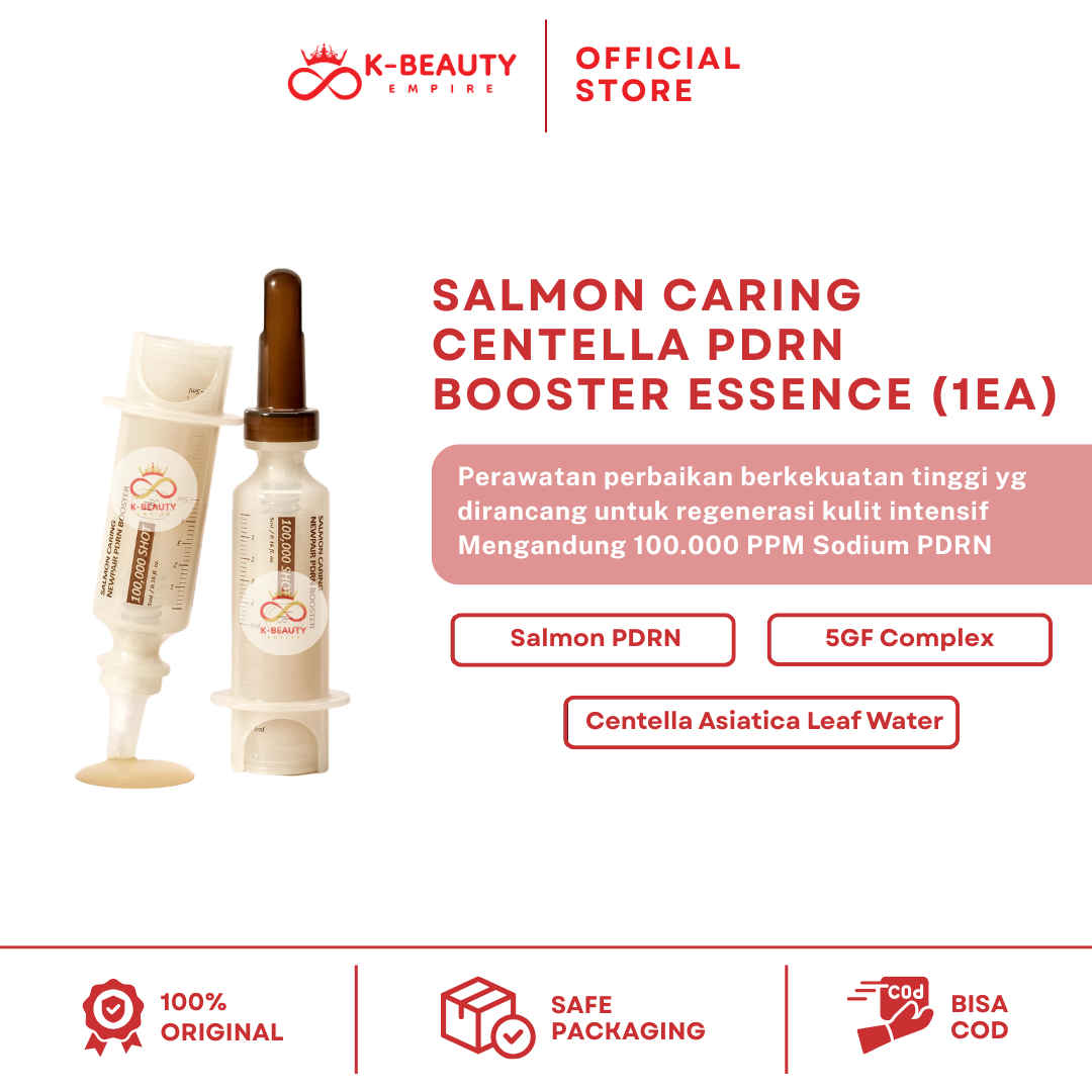 [Heveblue] Salmon Caring Centella PDRN Boosting Essence (1ea)