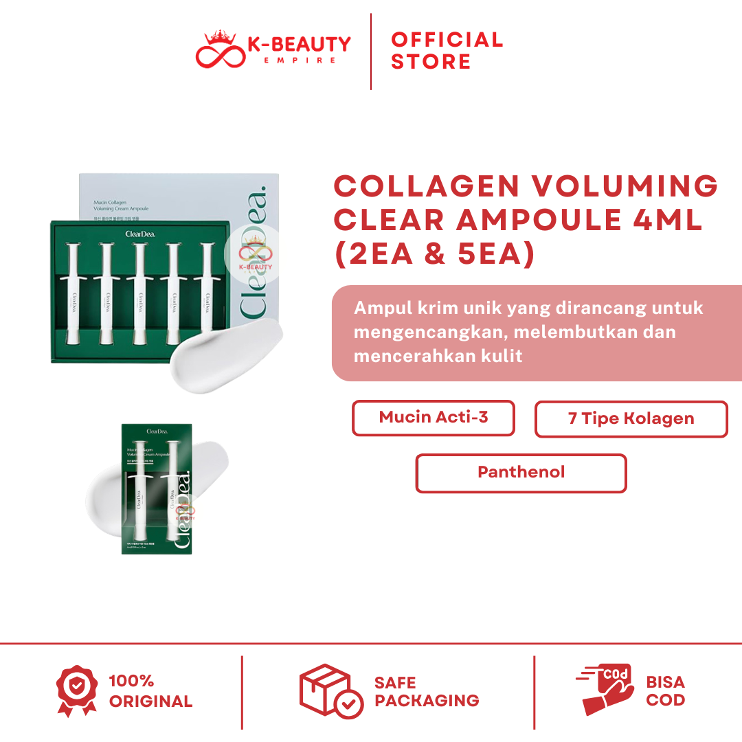 [ClearDea] Collagen Voluming Clear Ampoule 4ML (2ea & 5ea)