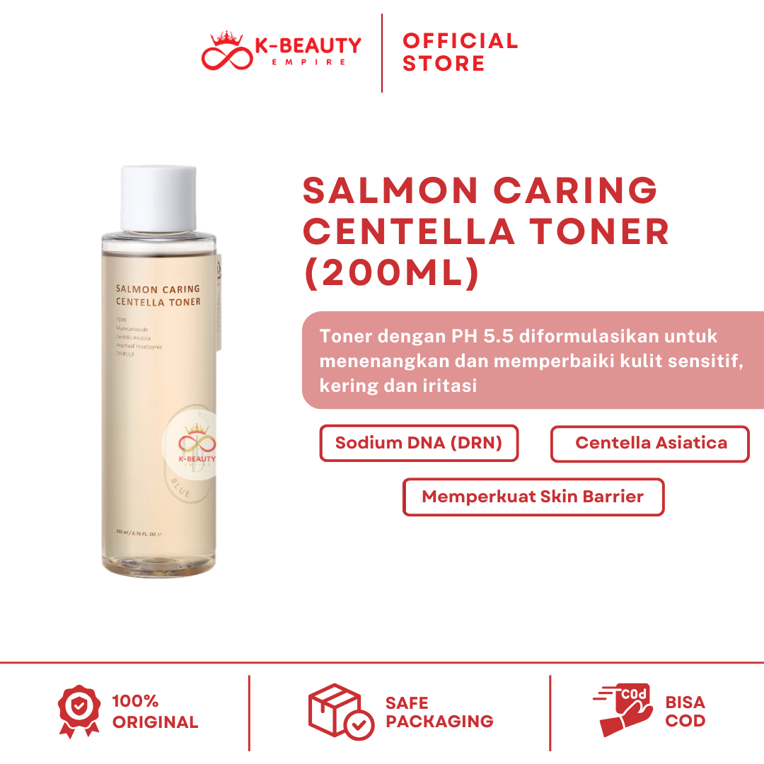 [Heveblue] Salmon Caring Centella Toner 200ml