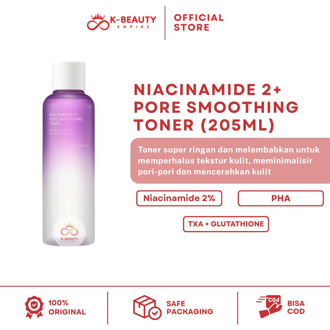 [Jumiso] Niacinamide 2+ Pore Smoothing Toner (205ML)