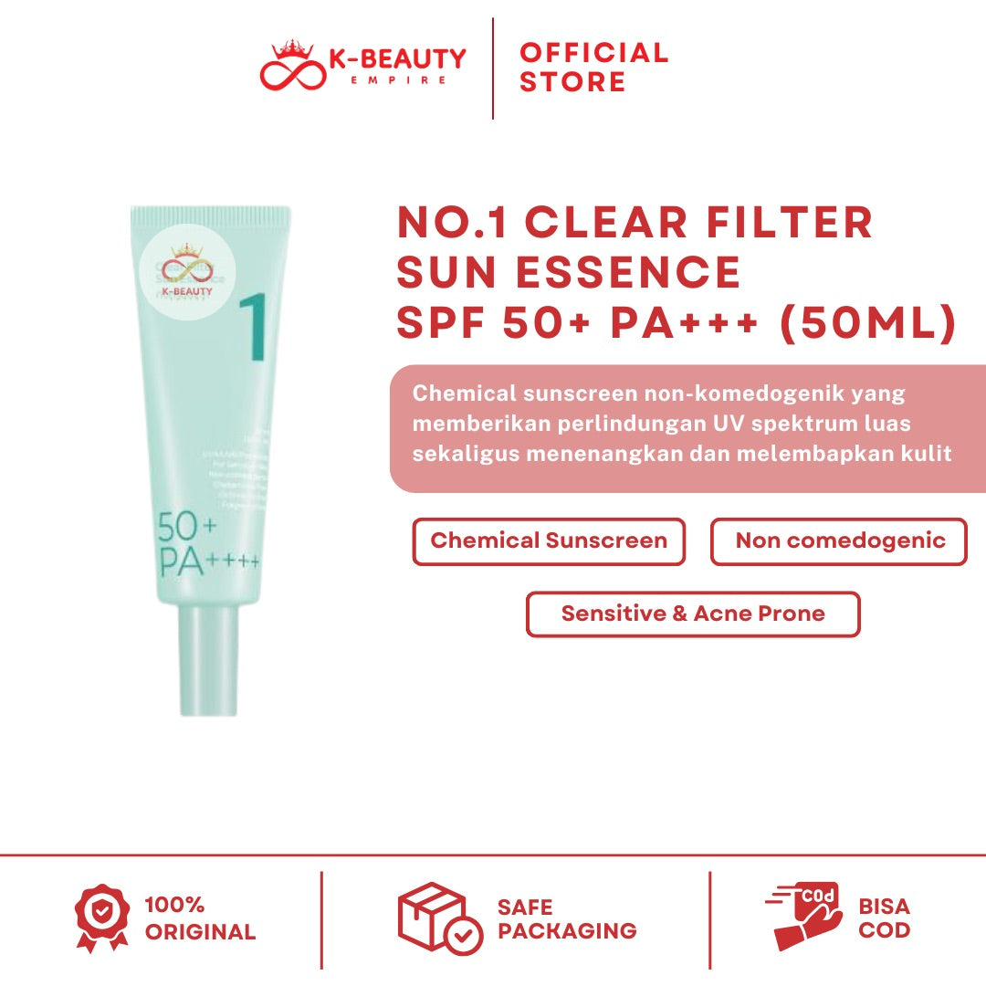 [Numbuzin] No. 1 Clear Filter Sun Essence SPF 50PA+++