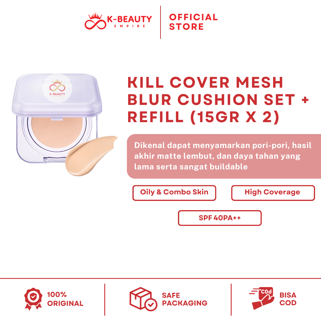[Clio] Kill Cover Mesh Blur Cushion Set + Refill (15gr)