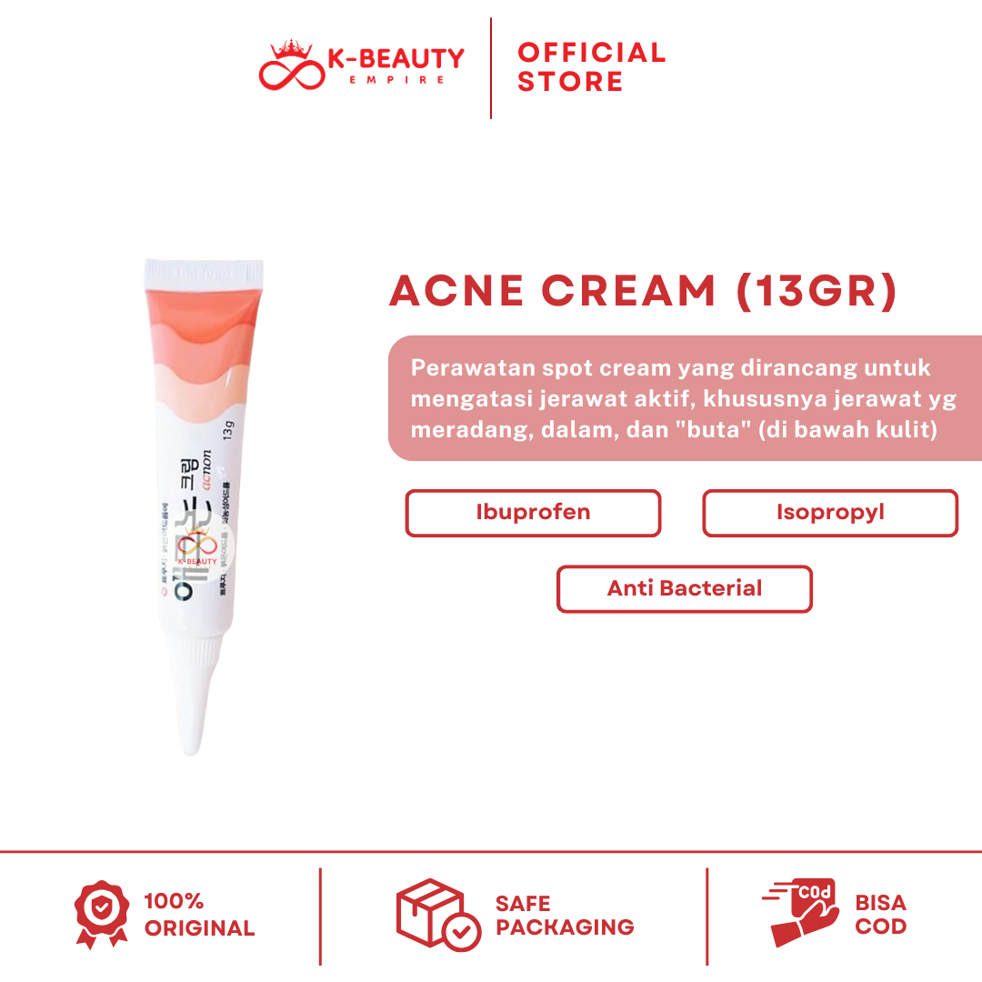[Dong A Pharmacy] Acnon cream / krim totol jerawat (13GR)