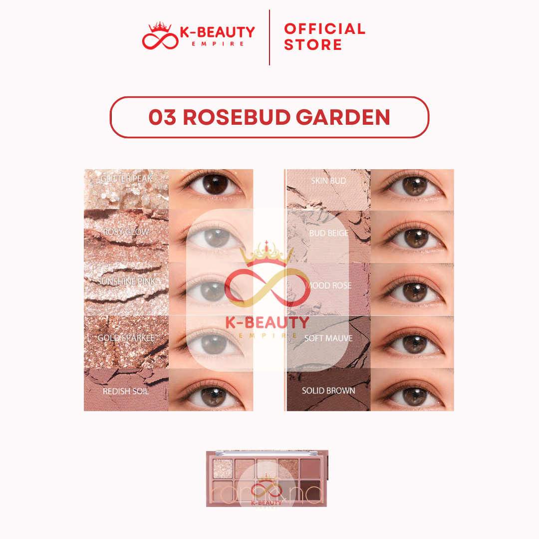 [Romand] Better Than Palette Eyeshadow / Rosebud / Pampas / Mahogany